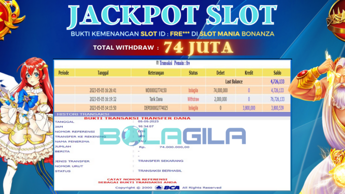 bukti jp bolagila #151