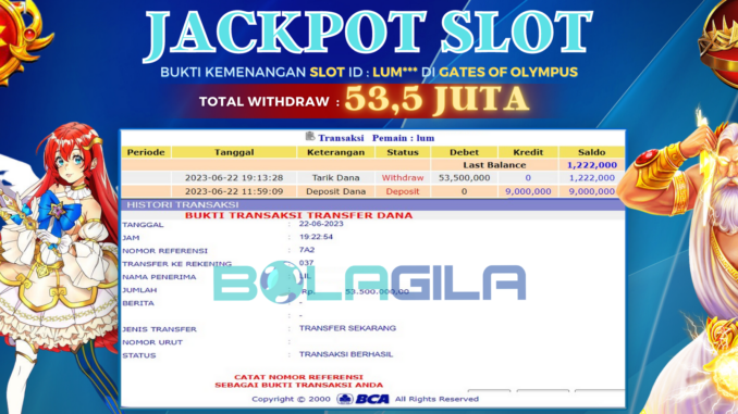 bukti jp bolagila #248