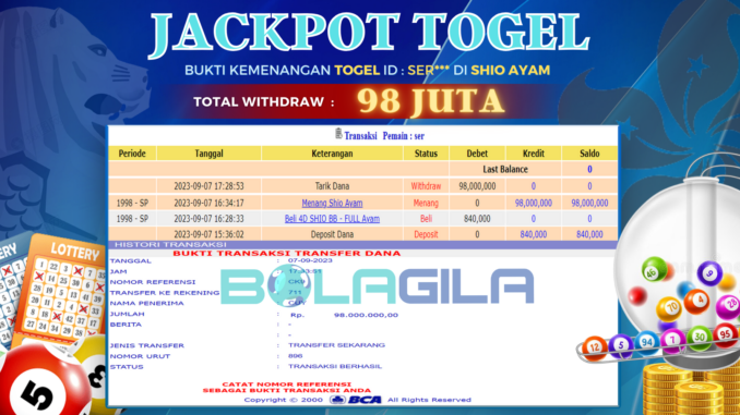 bukti jp bolagila #436