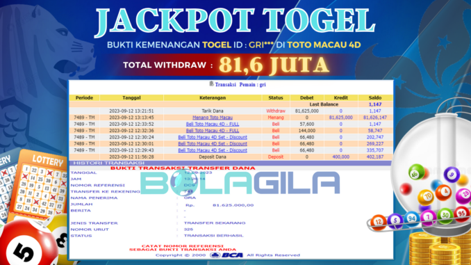 bukti jp bolagila #453