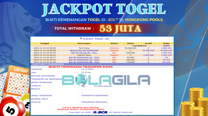 bukti jp bolagila #552