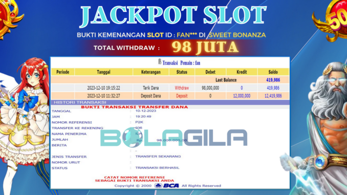 bukti jp bolagila #581